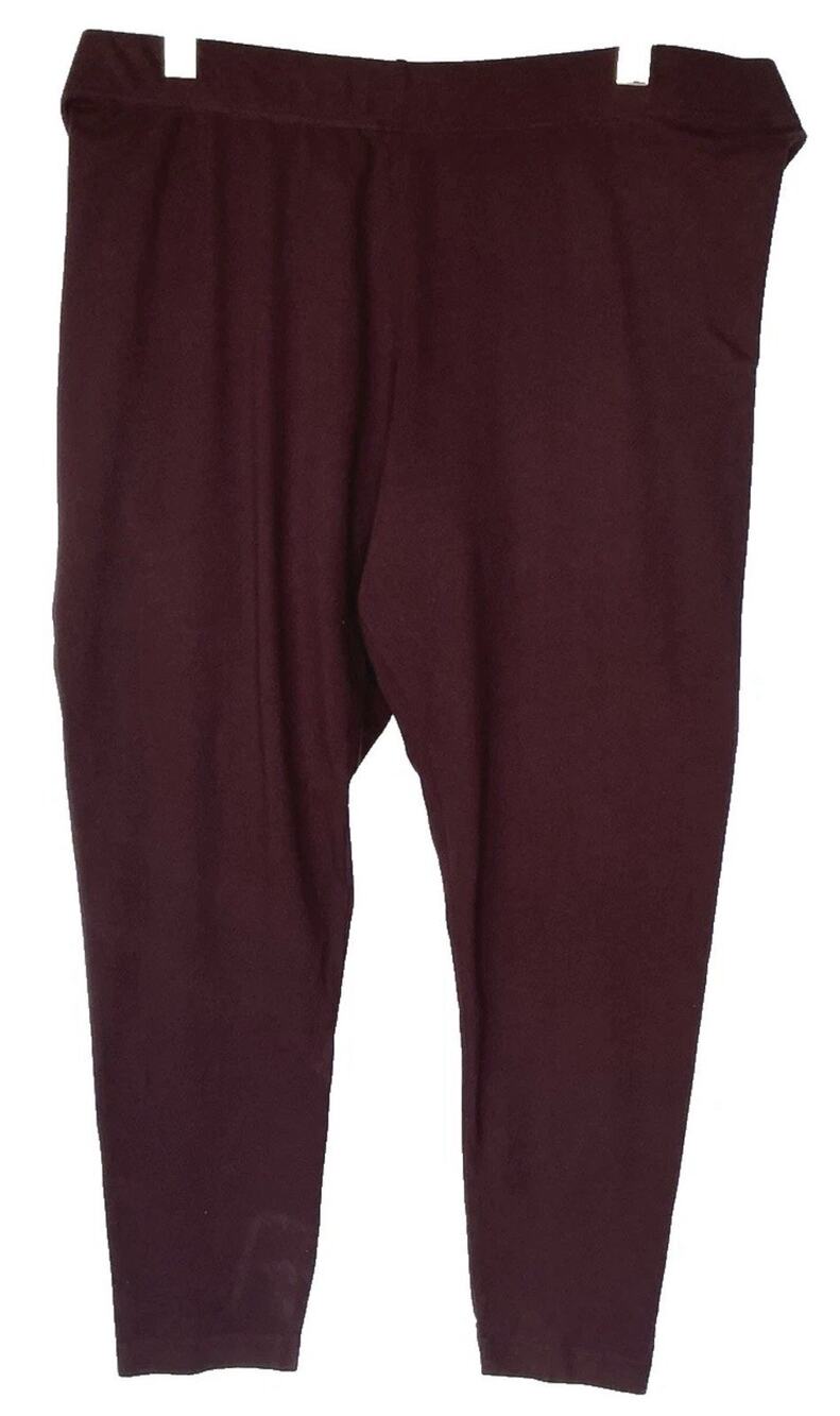 Old Navy Womens Leggings Plum SIZE XXL Cotton High Rise Ankle NEW